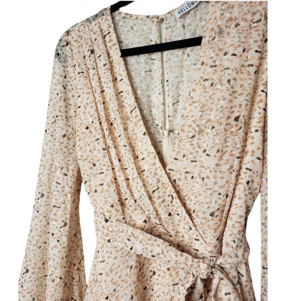 Hello Molly Speak a Little Louder Dress - speckled chiffon - Picture 5 of 16